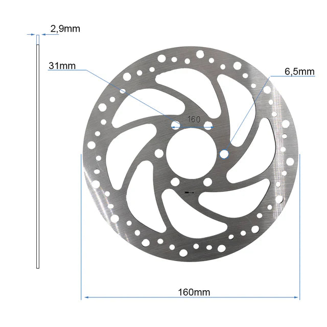 Disk 160MM 6 Rupa