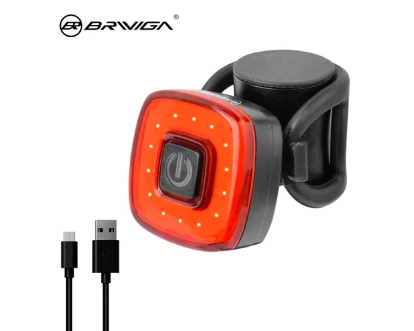 BLJESKALICA AKU-USB ZADNJA CRVENA LW-30